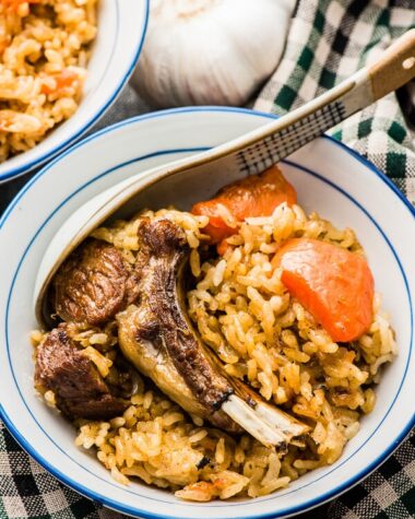 Lamb Pilaf - a western Chinese treasure | omnivoerscookbook.com
