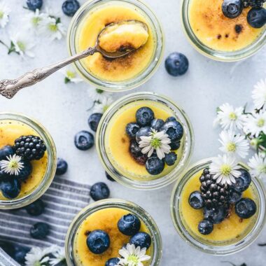 Ginger Creme Brulee | Asian | Dessert | Sweets | Easy | Recipe | Healthy | Low Sugar