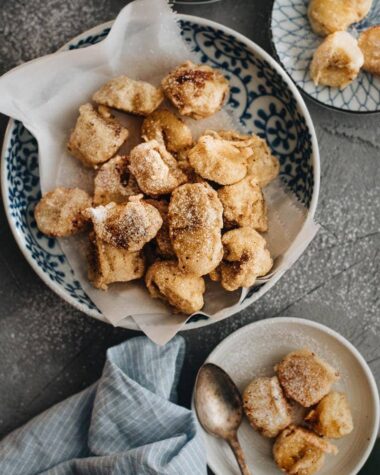 A lighter Asian-style banana fritter that is less calorie-dense and still satisfies your sweet tooth.
