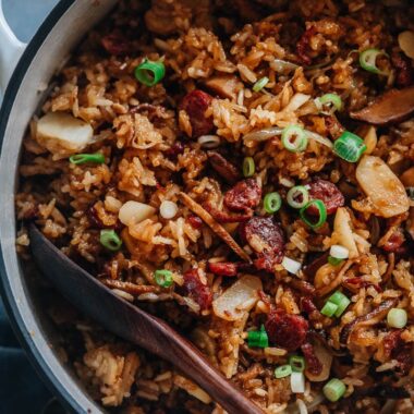 Asian-style sticking rice dressing