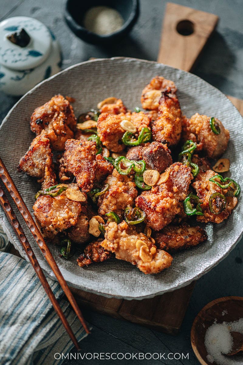 Homemade salt and pepper pork