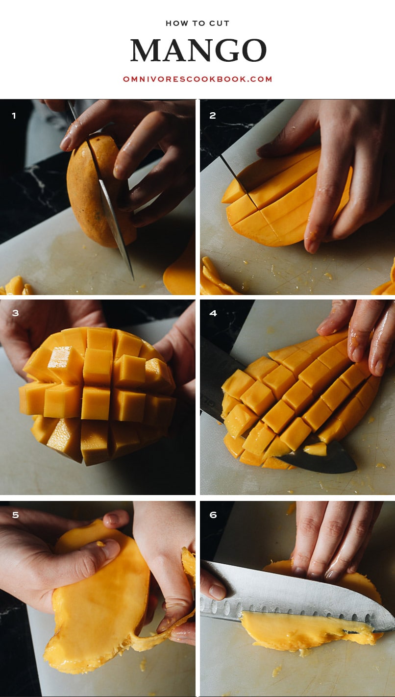 How to cut mango