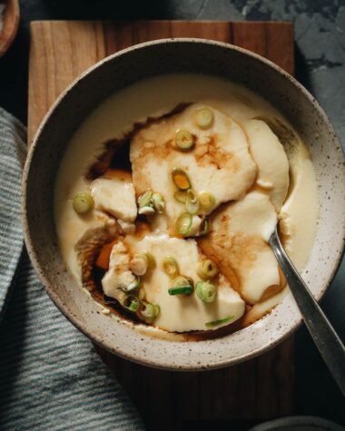 Super soft steamed egg curd