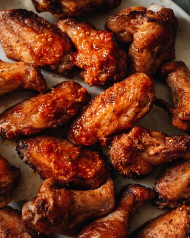 Easy mala Chinese chicken wings hot from the oven
