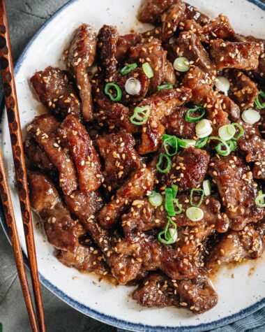 Easy takeout style Asian sesame beef