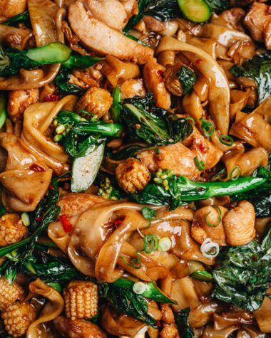 Pad Kee Mao close up