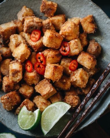 Chinese salt and pepper tofu