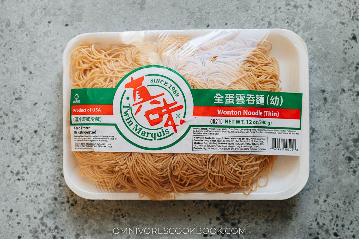 Thin egg noodles