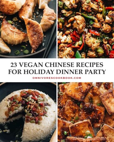 Want to do something unique for your holiday gathering this year? Why not come together over vegan Chinese recipes that everyone can agree on? It will be perfect! {Vegan, Vegetarian}