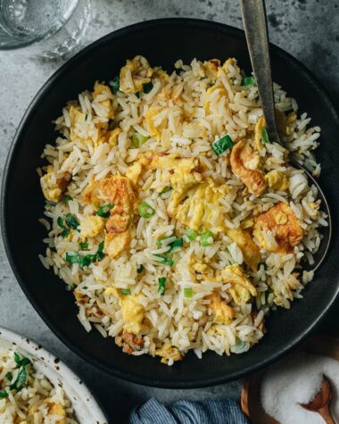 Homemade egg fried rice