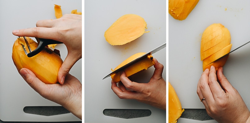 Mango sticky rice cooking step-by-step photos