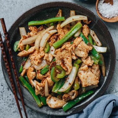 Easy stir fried chicken with shacha sauce