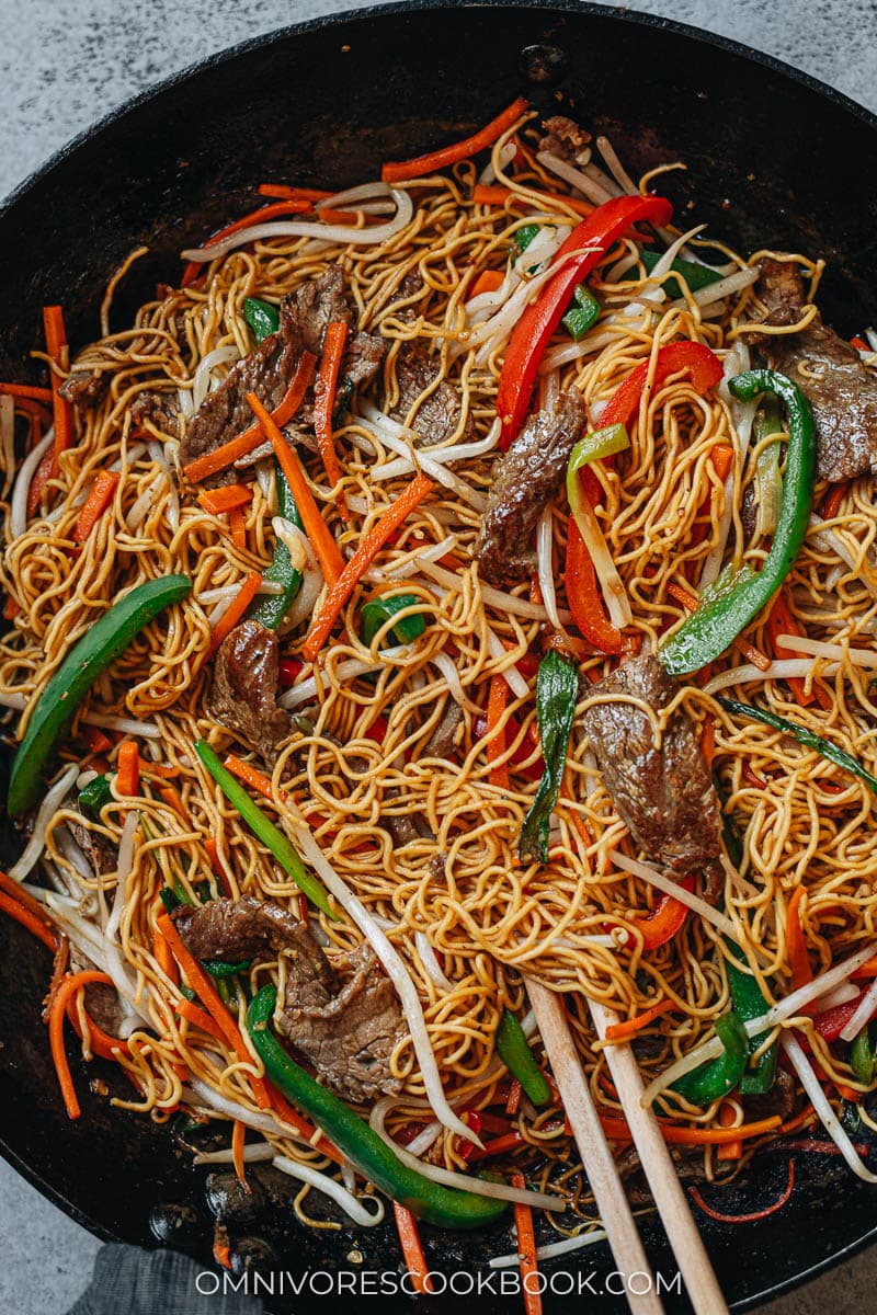 Niu Rou Chao Mian close up