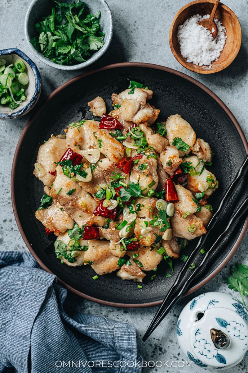 Homemade salt and pepper fish