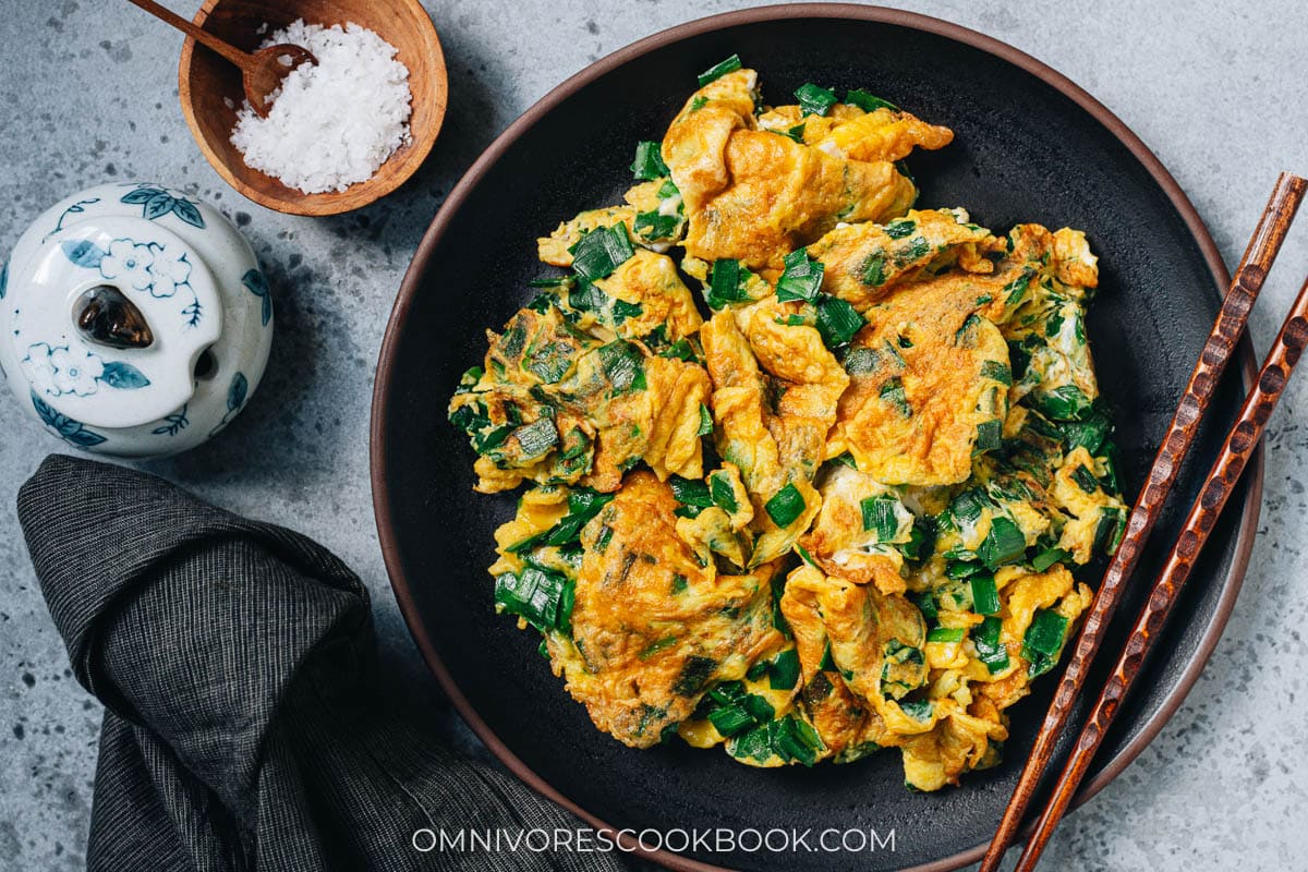 How to make Chinese chive and egg step-by-step