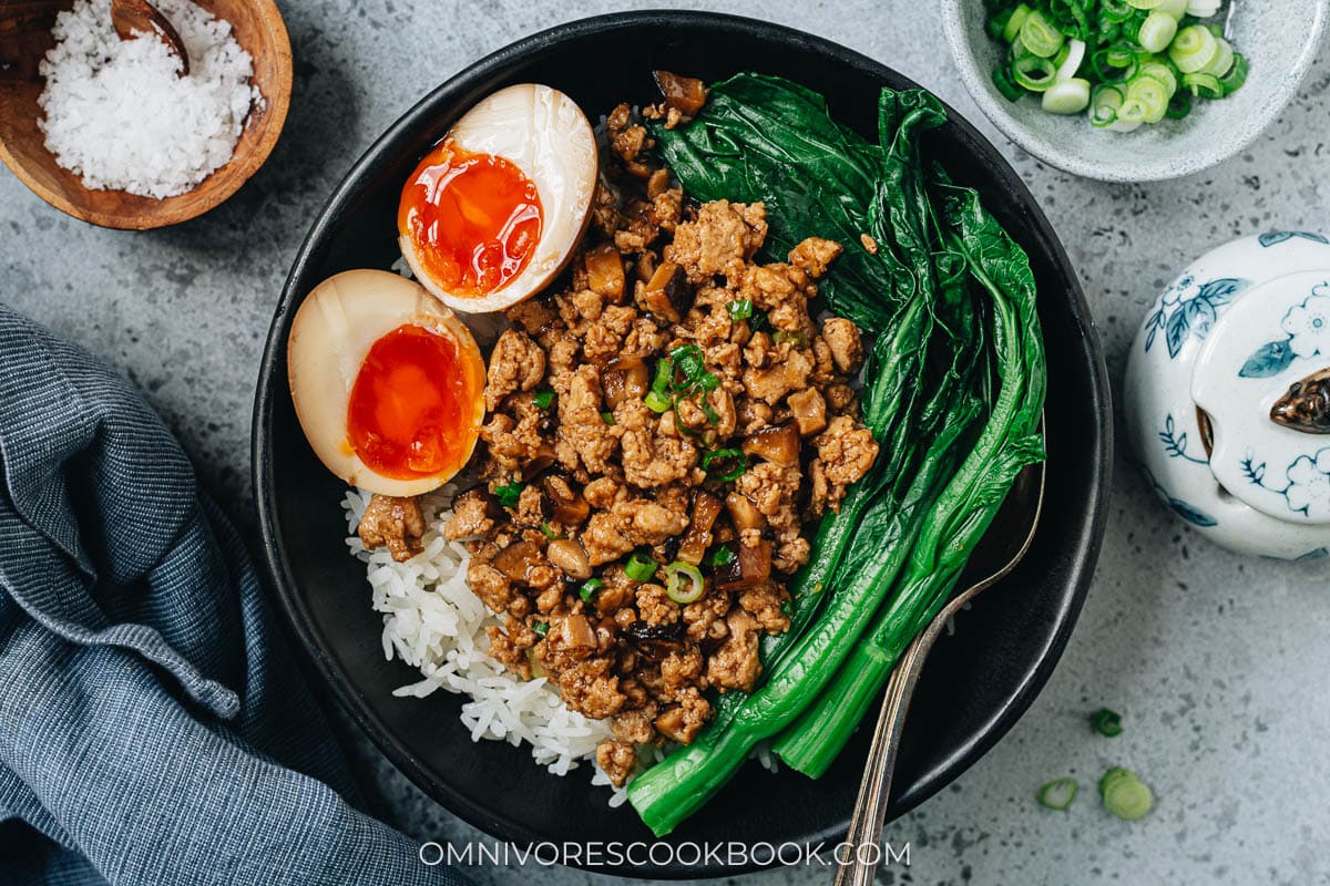 Chinese Ground Chicken Bowl