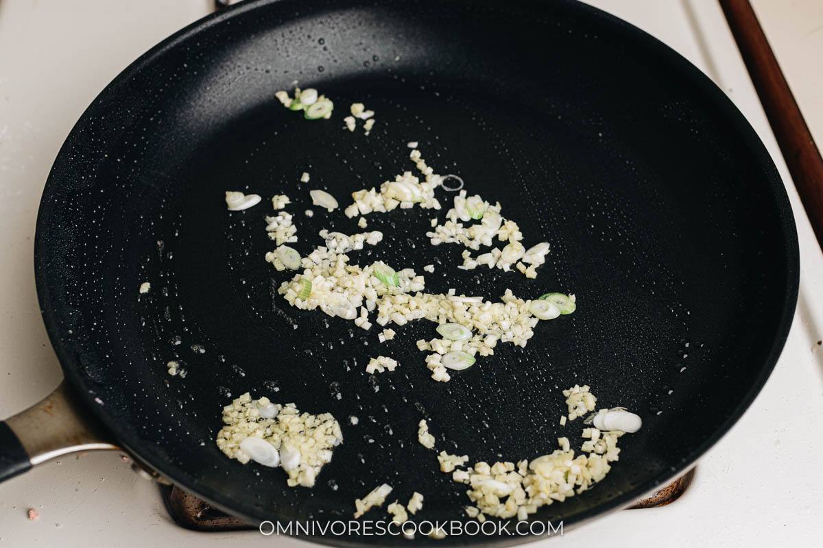 Saute aromatics