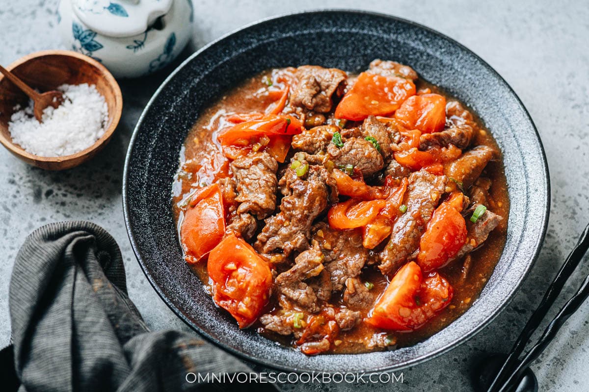 Beef and Tomato Stir Fry (番茄炒牛肉)