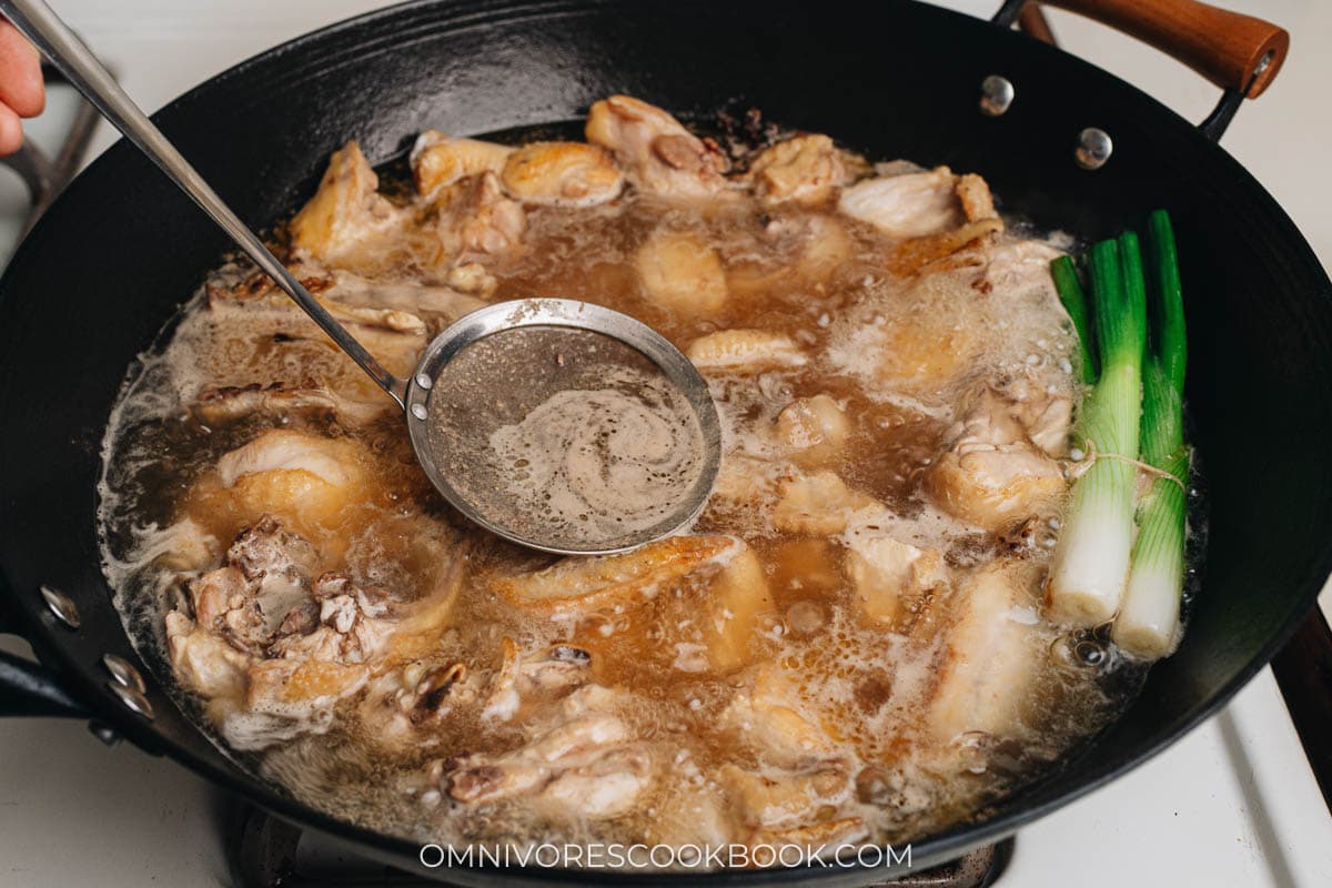 Adding spices and seasonings