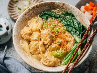 Wonton Noodle Soup (广式云吞面)