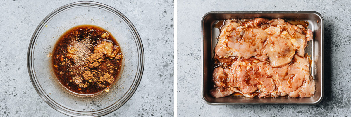 How to marinate the chicken