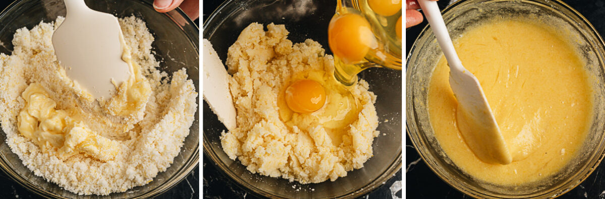 Mix the lemon curd