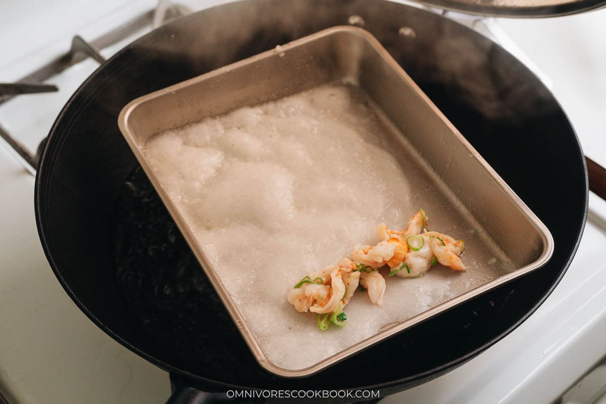 Cheung fun once steamed
