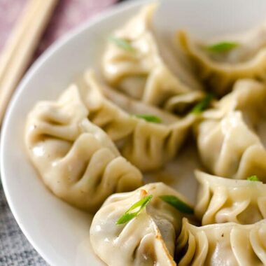 San Xian Potsticker with Pork, Shrimp and Shiitake Mushroom | omnivorescookbook.com